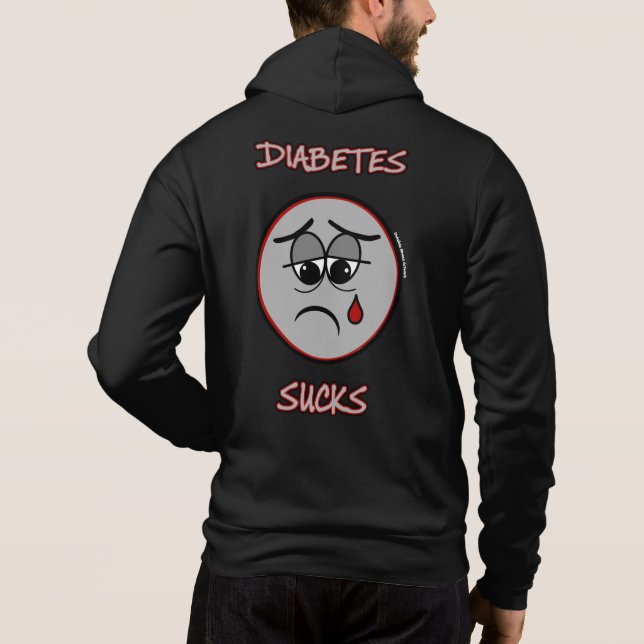 SUCKS...Diabetes Hoodie (Back)