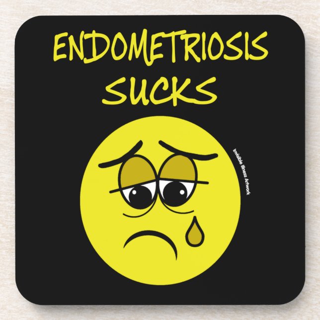 SUCKS...Endometriosis Coaster (Front)