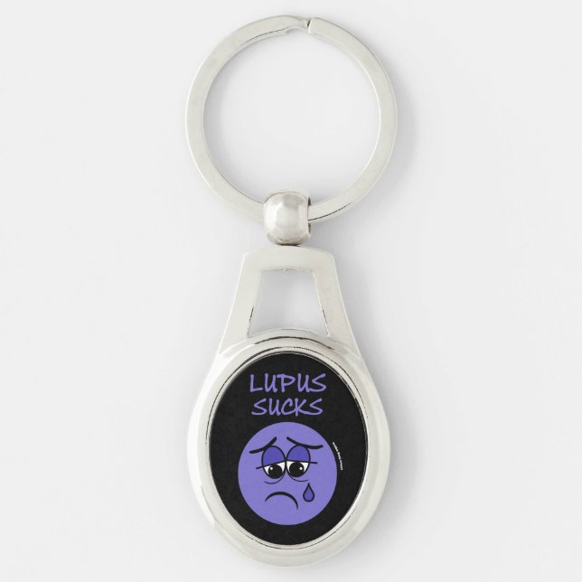 SUCKS...Lupus Key Ring (Front)