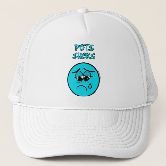SUCKS...POTS TRUCKER HAT (Front)