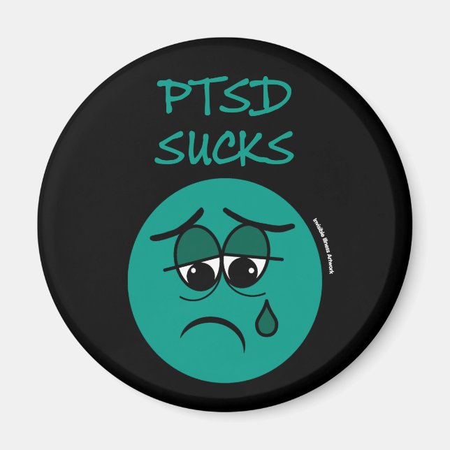 SUCKS...PTSD MAGNET (Front)