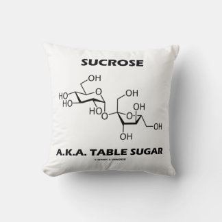 Sucrose Table Sugar Chemical Molecule Chemistry Cushion