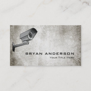 Sucurity Camera Business Card