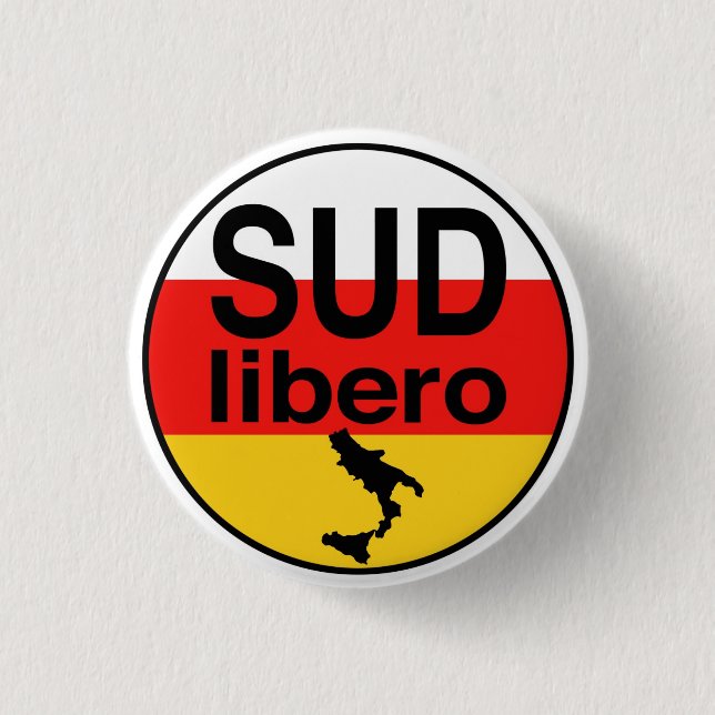 Sud Libero 3 Cm Round Badge (Front)