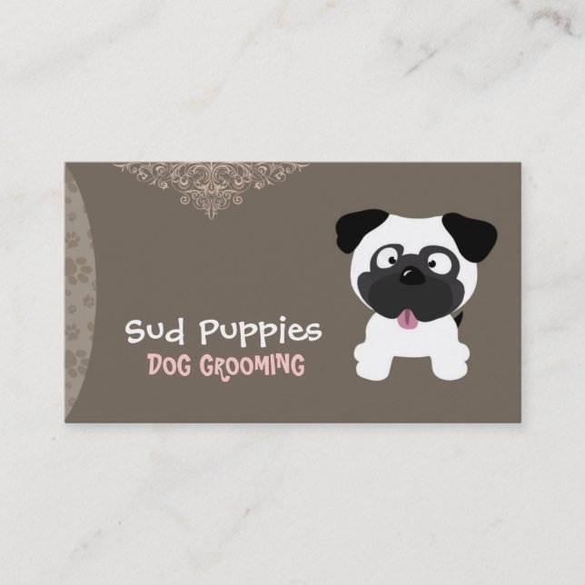 Sud Puppies - Dog Grooming Business Card (Front)