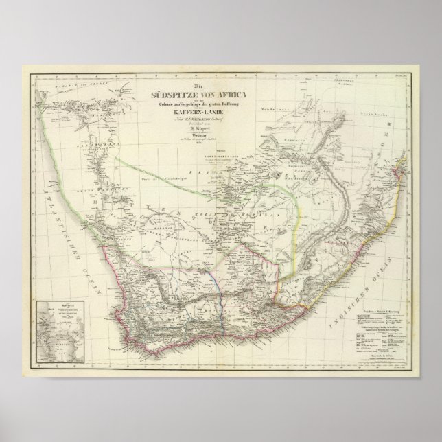 Sud v Africa - South Africa Poster (Front)