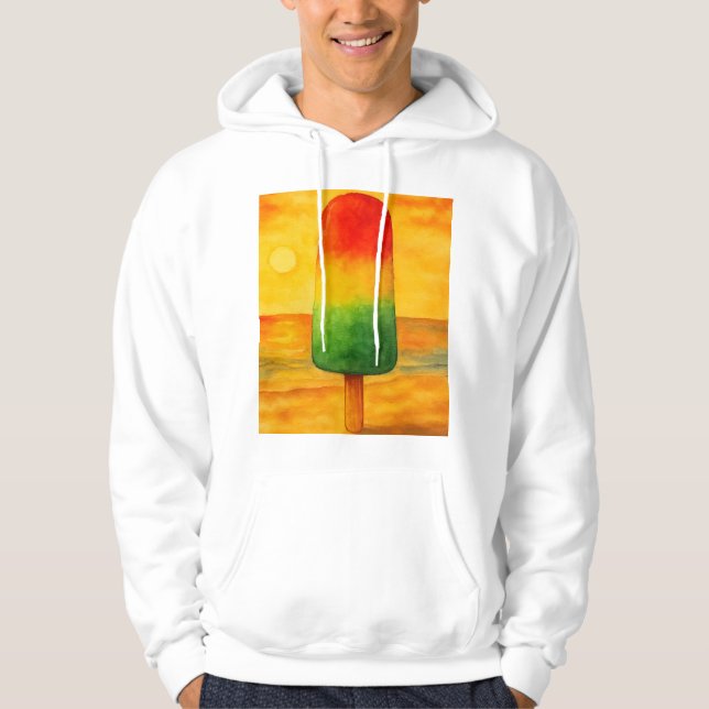 Sudadera helado en la playa  hoodie (Front)