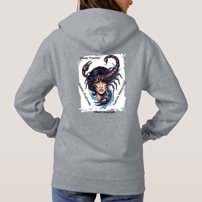Sudadera Hoodie Lady Escorpio (Back)