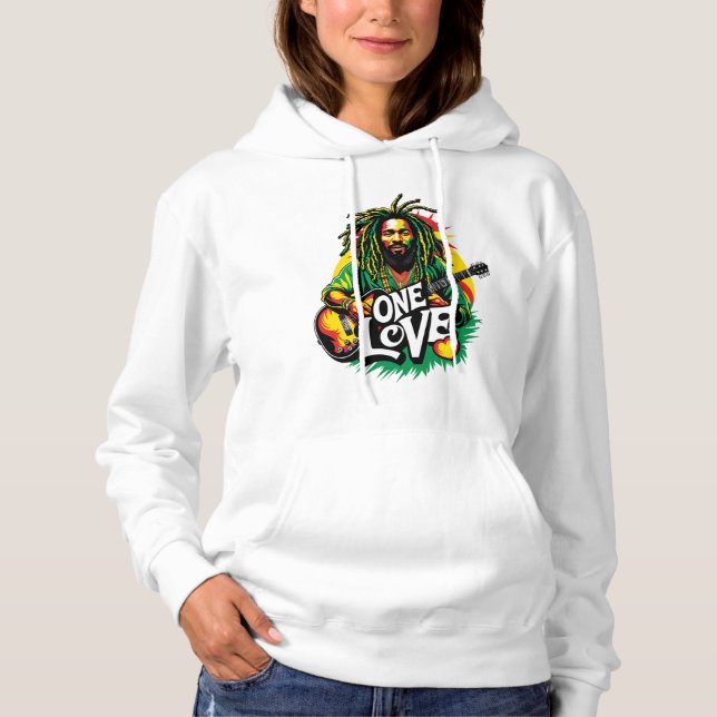 Sudadera One Love the King of Reggae Hoodie (Front)