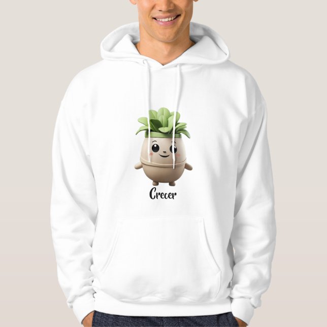 Sudadera Pipo Crecer – Estilo Consciente Hoodie (Front)