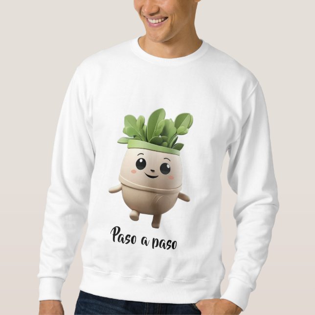 Sudadera Pipo Paso a Paso – Estilo Reflexivo Sweatshirt (Front)