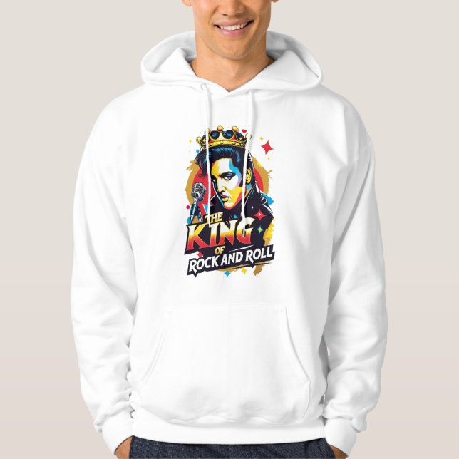 Sudadera The King of Rock and Roll Hoodie (Front)