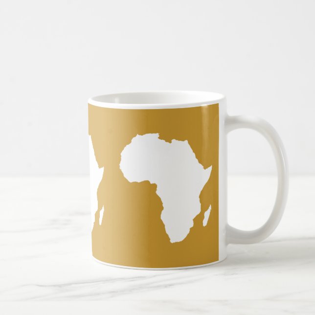 Sudan Brown Audacious Africa Coffee Mug (Right)