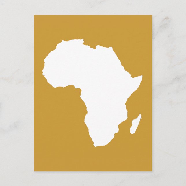 Sudan Brown Audacious Africa Postcard (Front)