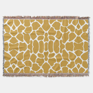 Sudan Brown Safari Giraffe Throw Blanket