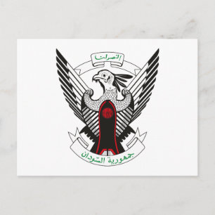 Sudan Coat of Arms Postcard
