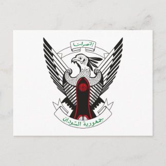 Sudan Coat of Arms Postcard