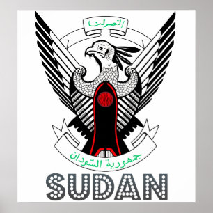 Sudan Coat of Arms Poster