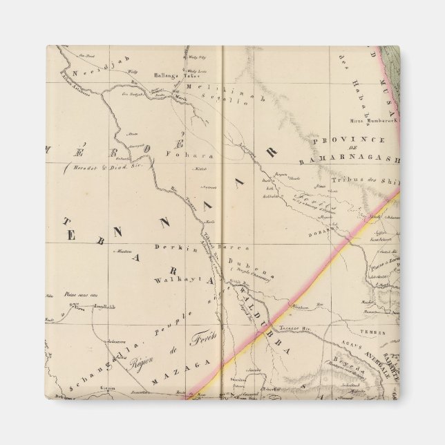 Sudan, Ethiopa Magnet (Front)