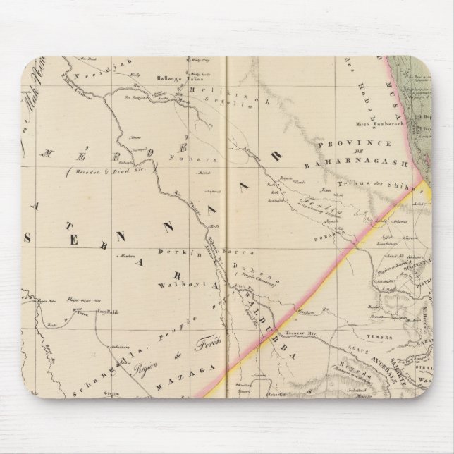 Sudan, Ethiopa Mouse Mat (Front)