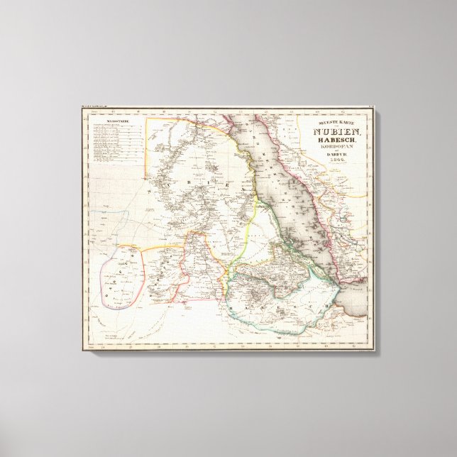 Sudan, Ethiopia Canvas Print (Front)