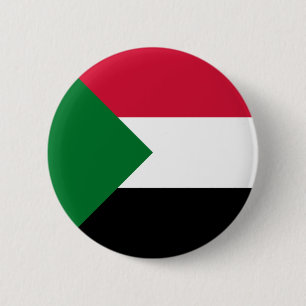 Sudan Flag 6 Cm Round Badge