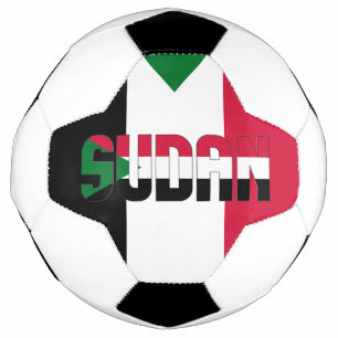 Sudan Flag Adorable Patriotic Football