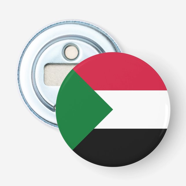 Sudan Flag Bottle Opener (Front)