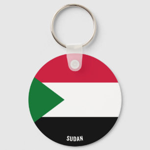 Sudan Flag Charming Patriotic Key Ring