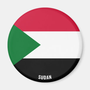 Sudan Flag Charming Patriotic Magnet