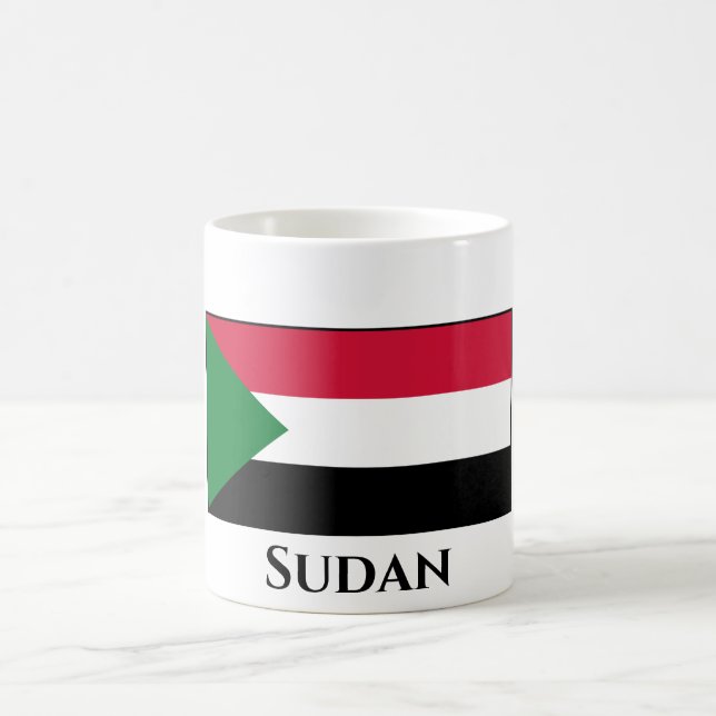Sudan Flag Coffee Mug (Center)
