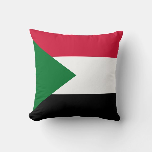 Sudan Flag Cushion (Front)