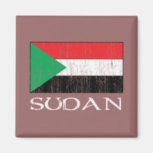 Sudan Flag Magnet