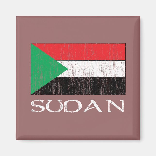 Sudan Flag Magnet (Front)