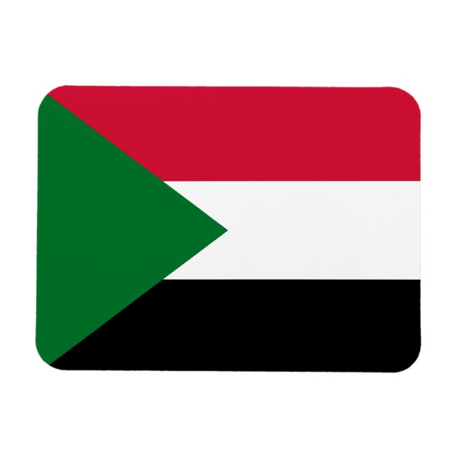 Sudan Flag Magnet (Horizontal)