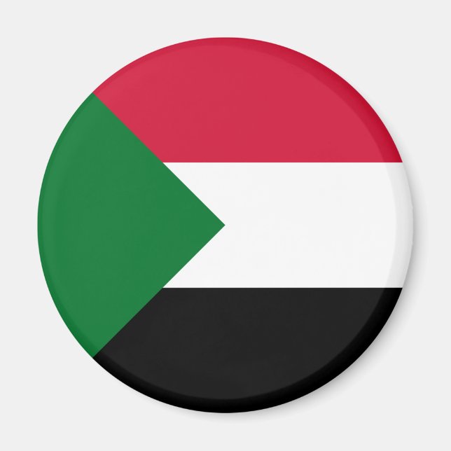 Sudan Flag Magnet (Front)