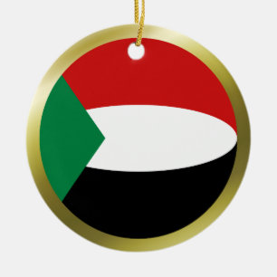 Sudan Flag Ornament
