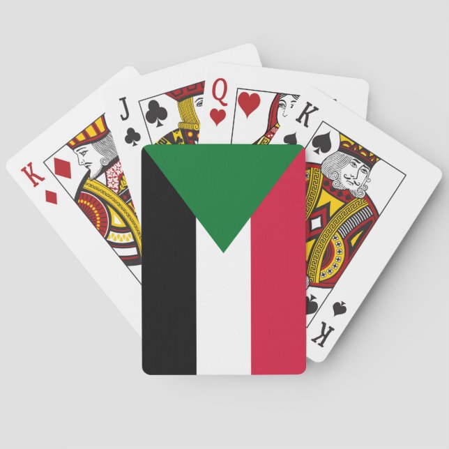 Sudan Flag Playing Cards (Back)