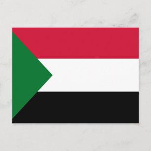 Sudan Flag Postcard