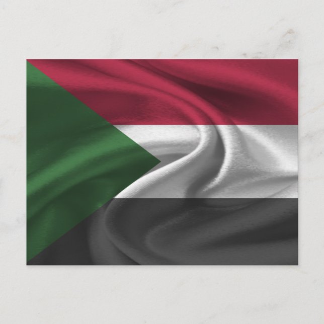 Sudan Flag Postcard (Front)