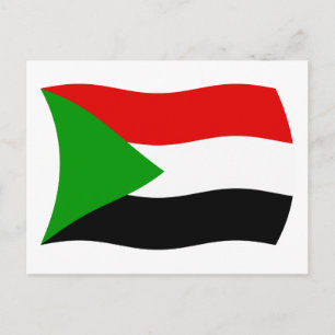 Sudan Flag Postcard