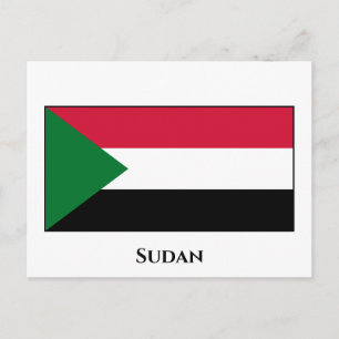 Sudan Flag Postcard