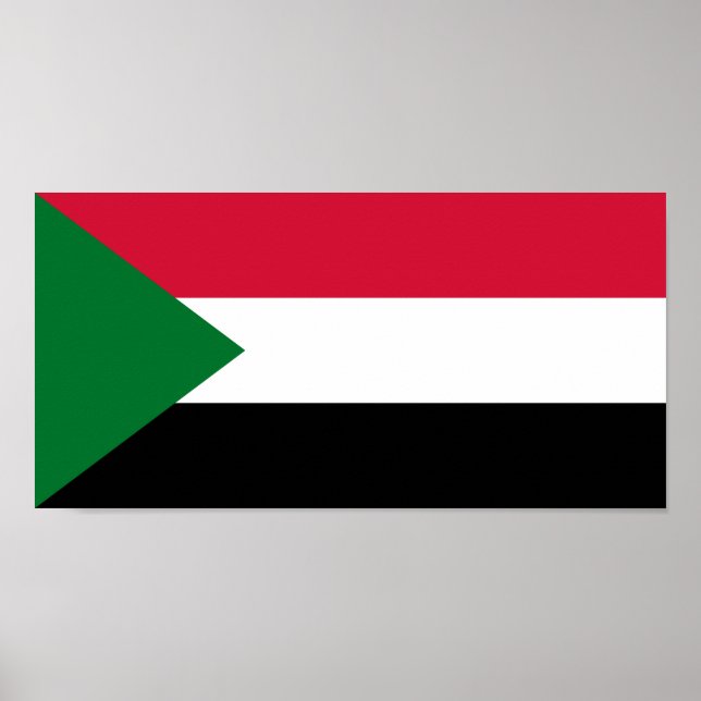 Sudan Flag Poster (Front)