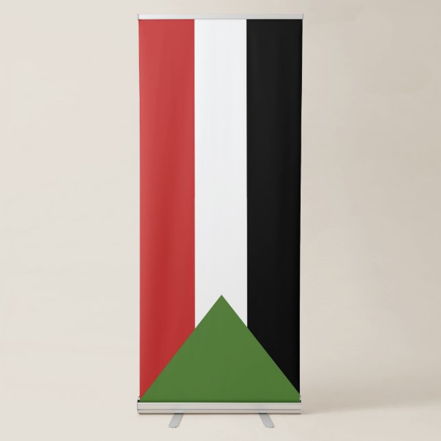 Sudan flag retractable banner (Front)
