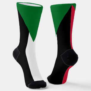 Sudan Flag Socks