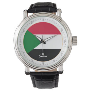 Sudan Flag & Sudan fashion, Arabic No /design Watch