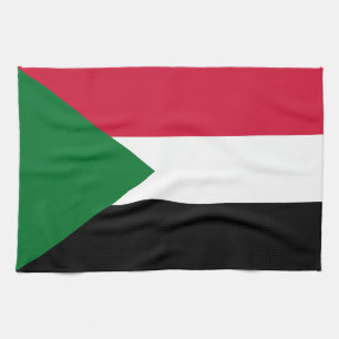 Sudan Flag Tea Towel