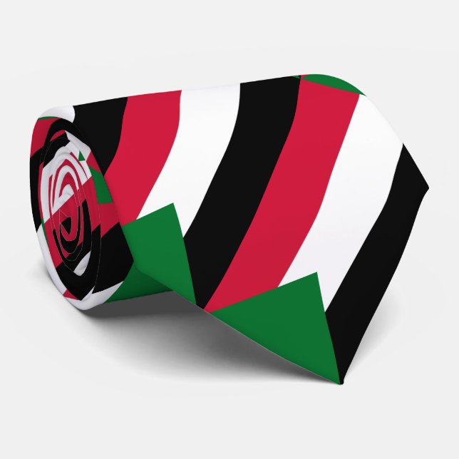 Sudan Flag Tie (Rolled)