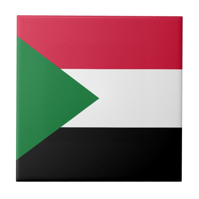 Sudan Flag Tile (Front)