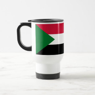 Sudan Flag Travel Mug